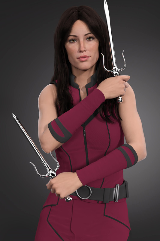 Elektra for Genesis 8 Female