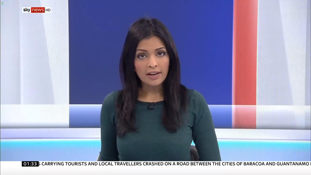 12 January - 01.00.00 - Sky News. News reports on the big storie