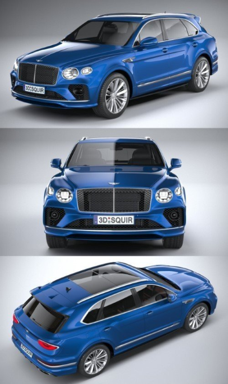 Bentley Bentayga Speed 2021 3D Model