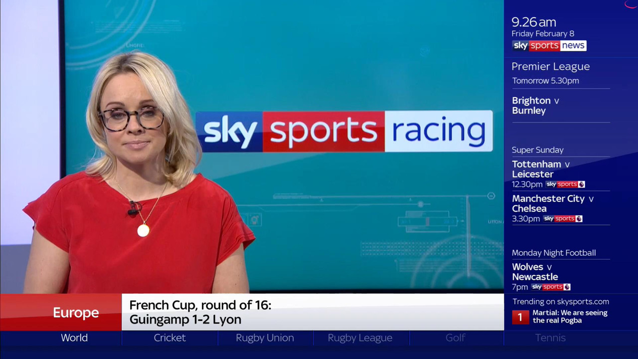 08 February - 09.00.00 - Good Morning Sports Fans. Round-up of t