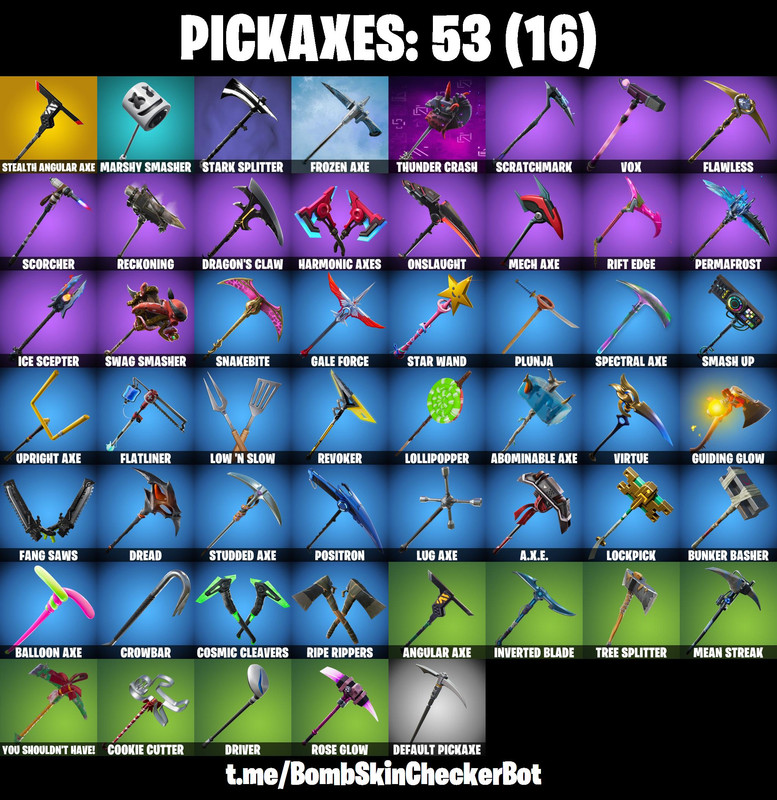 pickaxes