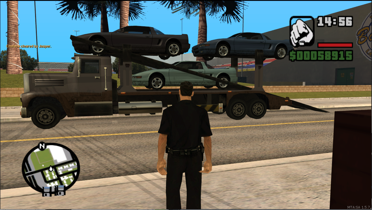 Attach Vehicles to Packer para GTA San Andreas