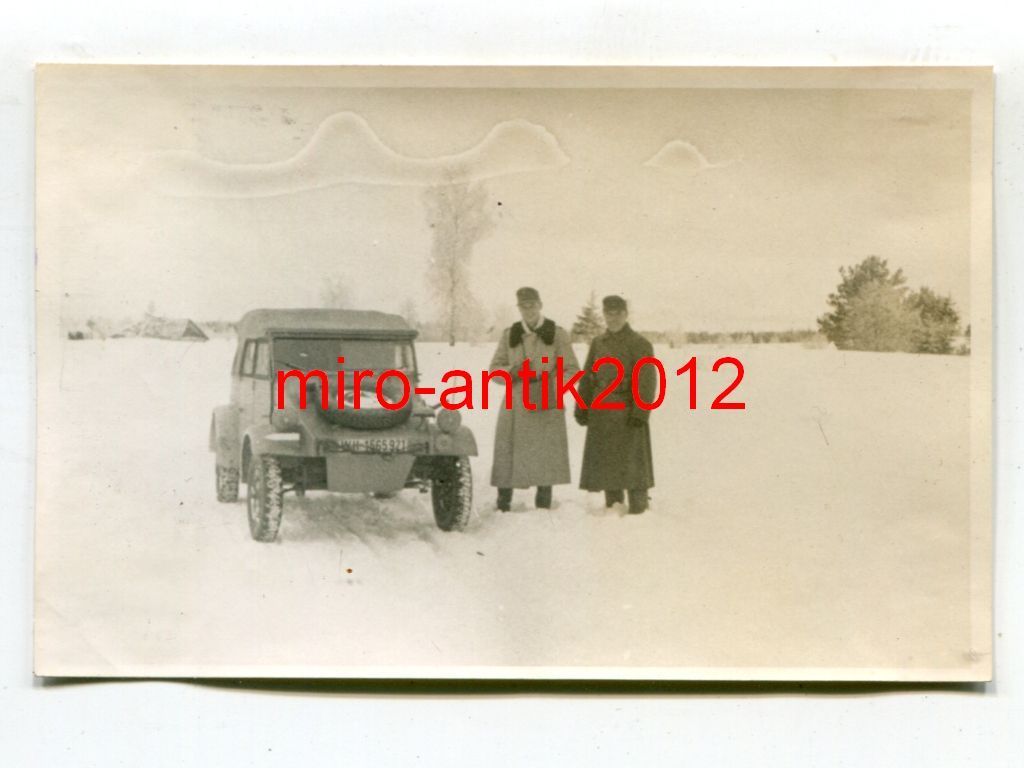 Wehrmacht, VW Typ 82 Kübelwagen an der HKL, Luga