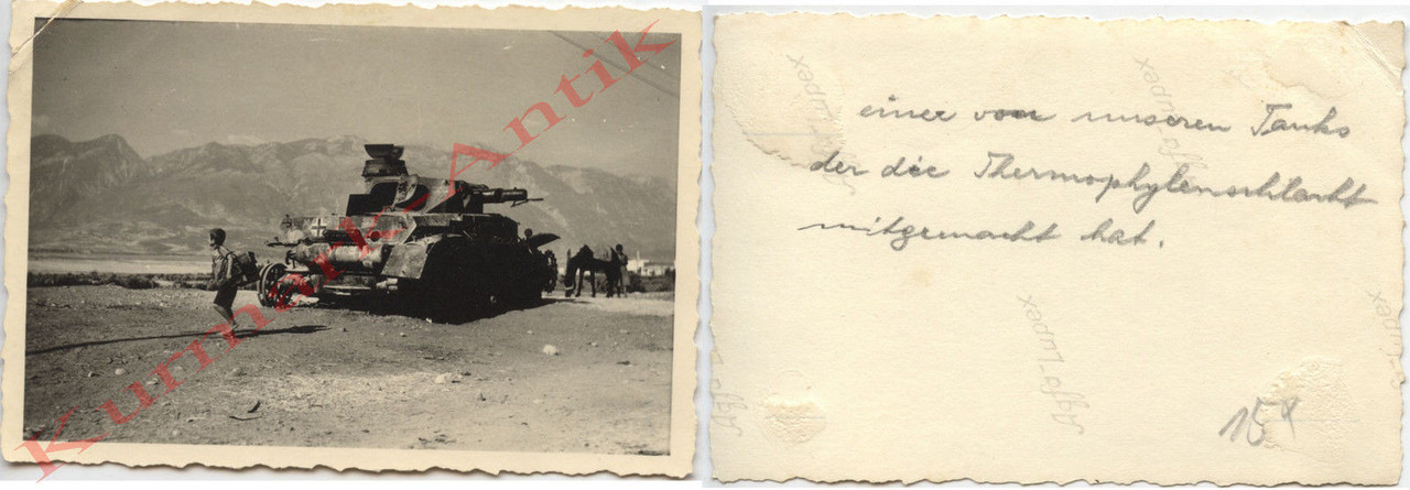 Foto Wehrmacht Gebirgsjäger Griechenland Thermop