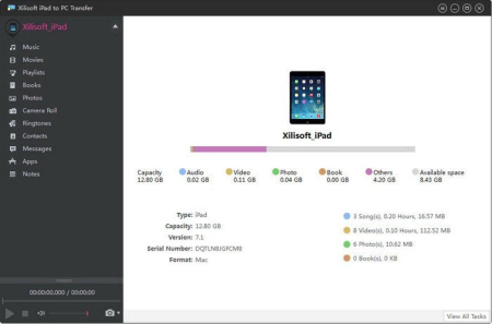 Xilisoft iPad to PC Transfer 5.7.38 Build 20221127 Multilingual Xilisoft iPad to PC Transfer 5.7.38 Build 20221127 Multilingual