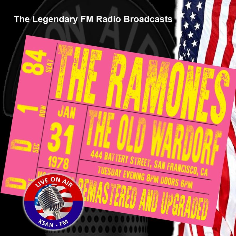 The Ramones - Legendary FM Broadcasts - The Old Wardorf, San Francisco CA 31st January 1978 (Album, Radioland, 2017) FLAC