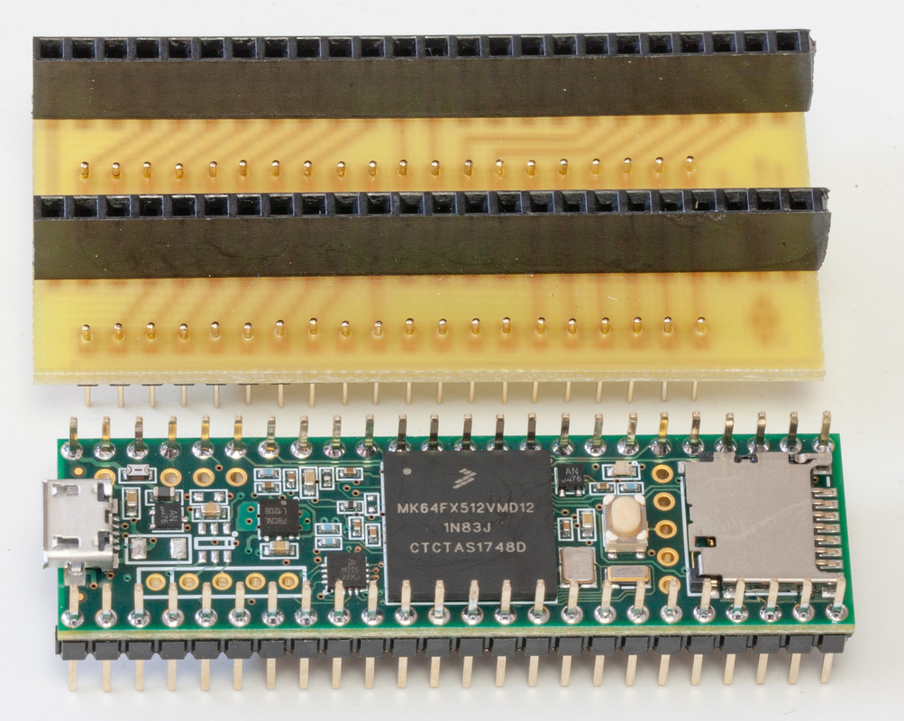 Teensy and adapter board