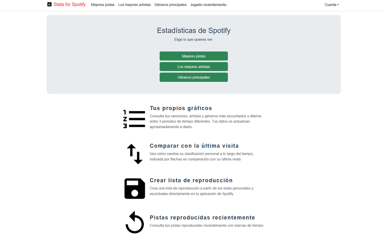 Cómo crear Listas de Spotify con tu música más escuchada del último mes o año