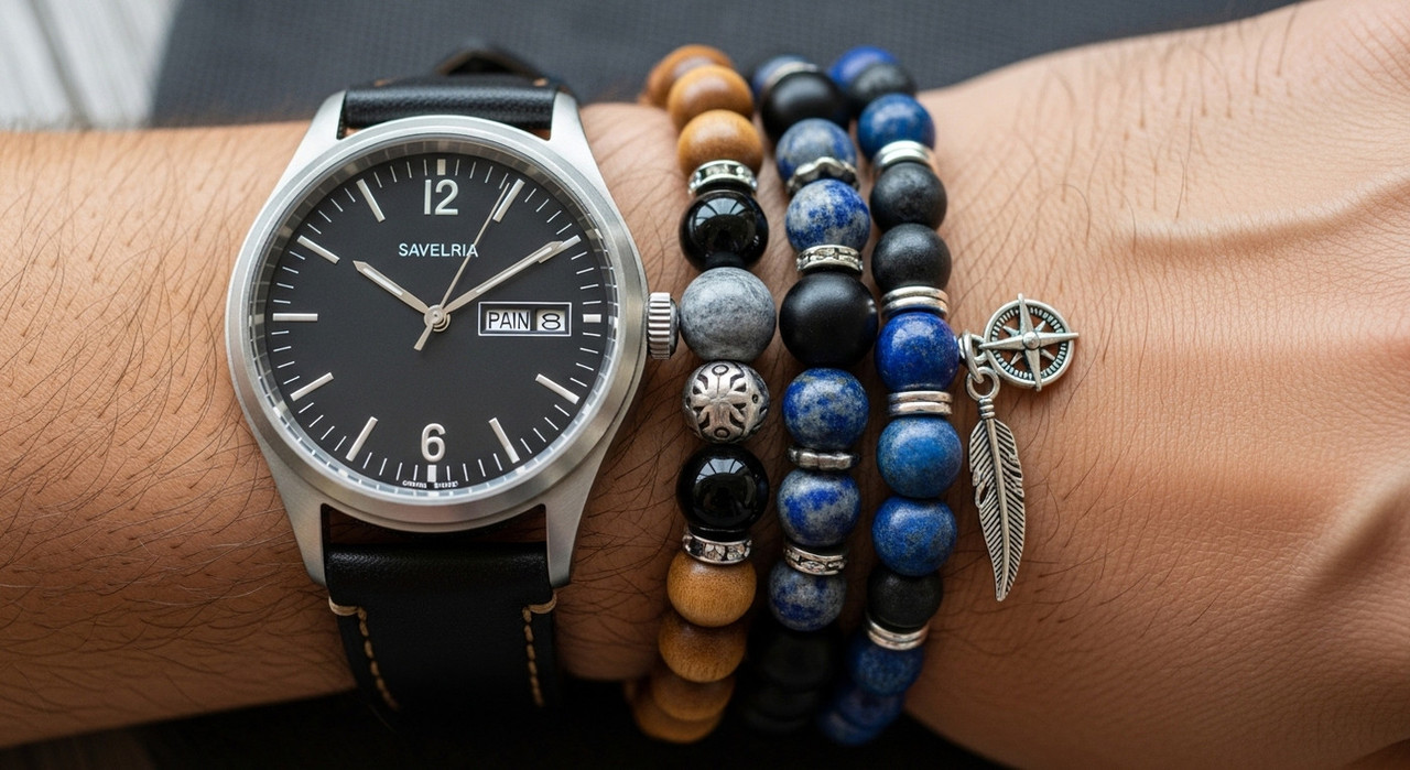 Часы и браслеты из бусин