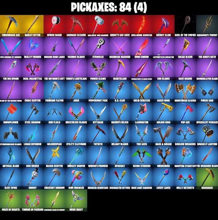 pickaxes comp