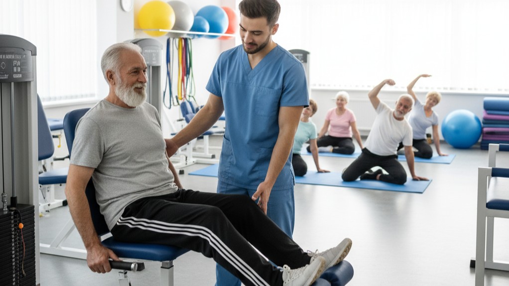 Реабилитационные услуги дом престарелых - лечебная физкультура для пожилых