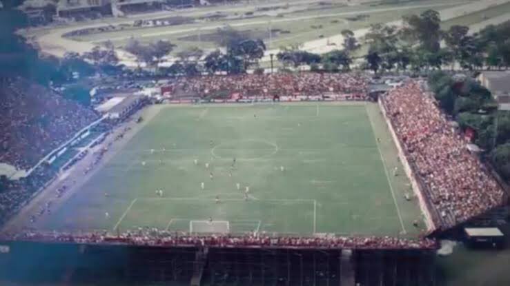 Vista interna do Estádio da Gávea