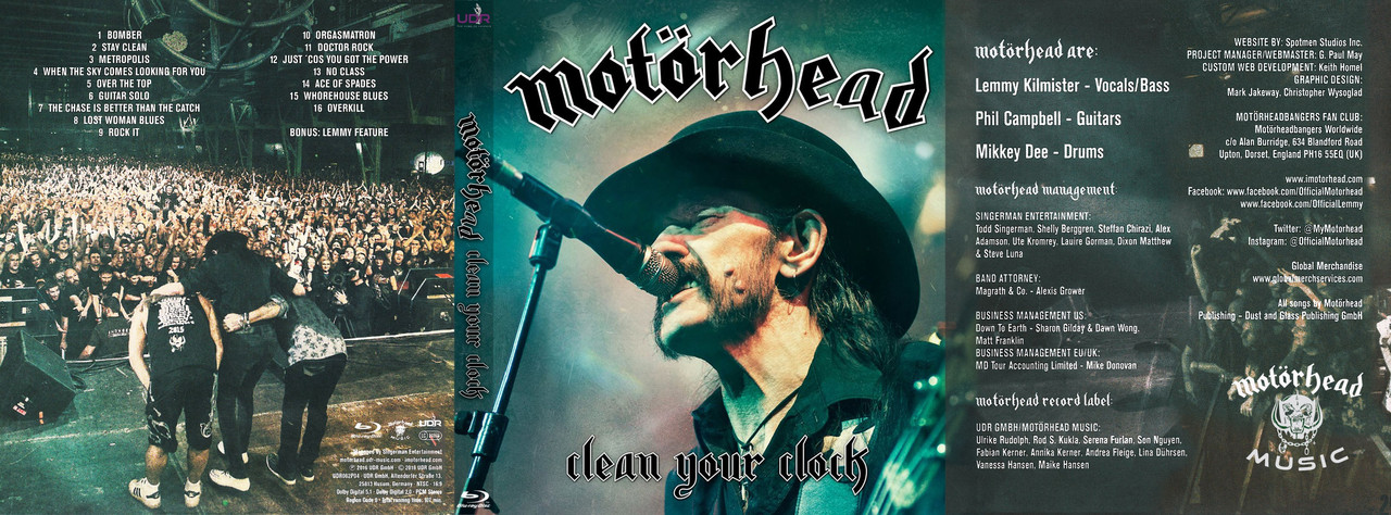 Re: Motörhead - Clean Your Clock (2016) Blu-Ray 1080i