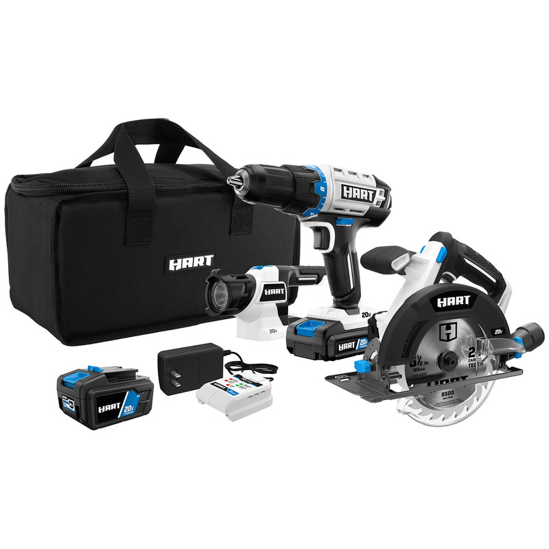 Save 40% on HART 20V Power Tool Combo Kit at Walmart Save 40% on HART 20V Power Tool Combo Kit at Walmart