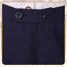 Button Closure Calves - trousers