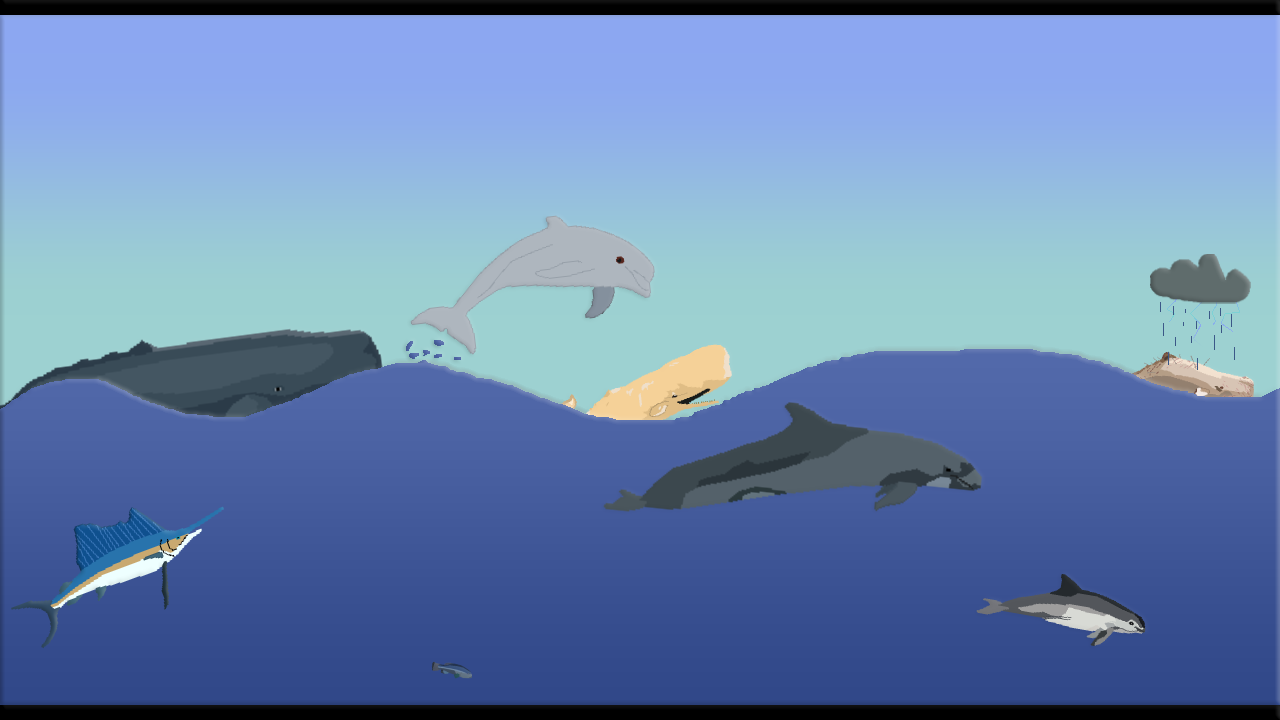 Fish Background Flat