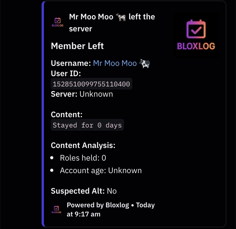Log example