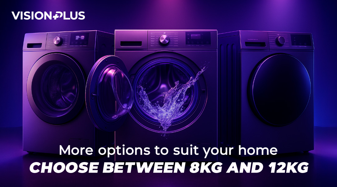 Vision Plus 10KG Slim Fully Automatic Front Load Washing Machine