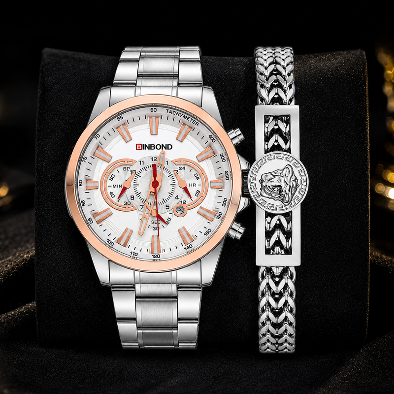 Free bracelet and watch set