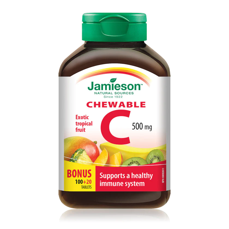 Jamieson Chewable C 500Mg 120'S