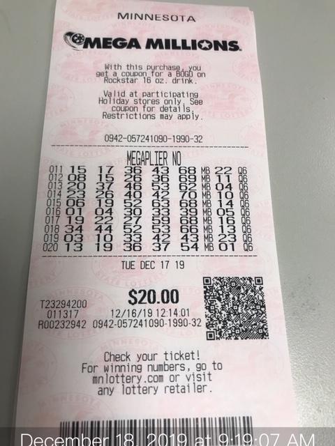 .Megamillions $372 triệu Tuesday December 17, 2019 - Page 2 IMG-0167