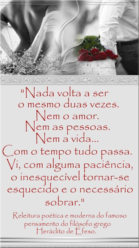 Nada volta a ser o mesmo...