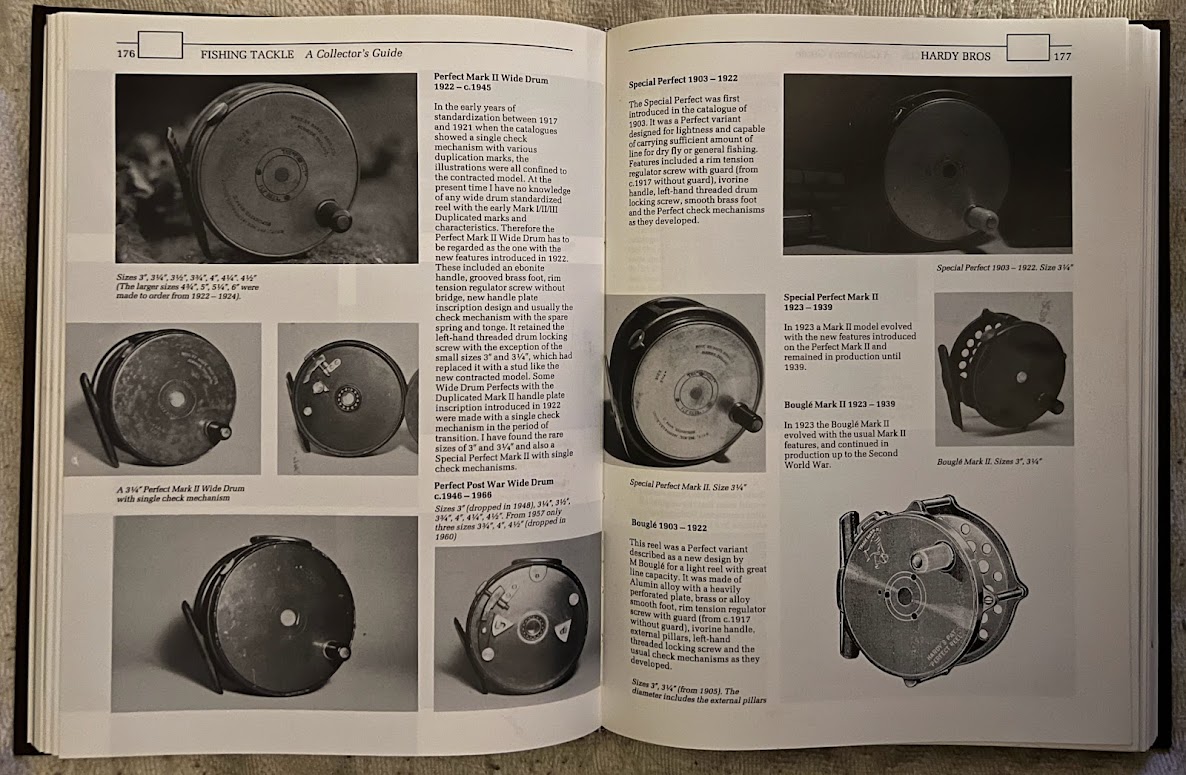 Hardy Reel Identification and check mechanisms. - The