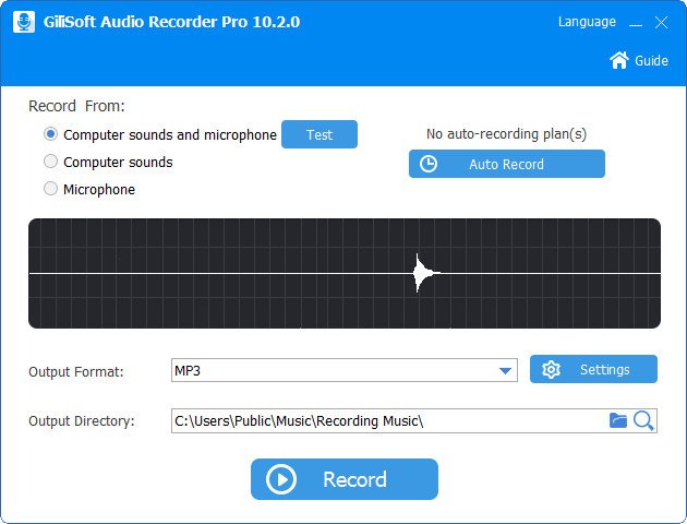 GiliSoft Audio Recorder Pro 11.4 Multilingual