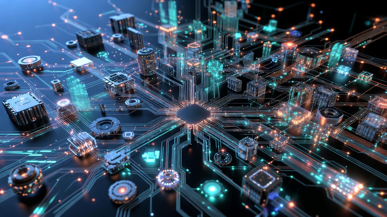 6G technology network visualization with futuristic connectivity concept