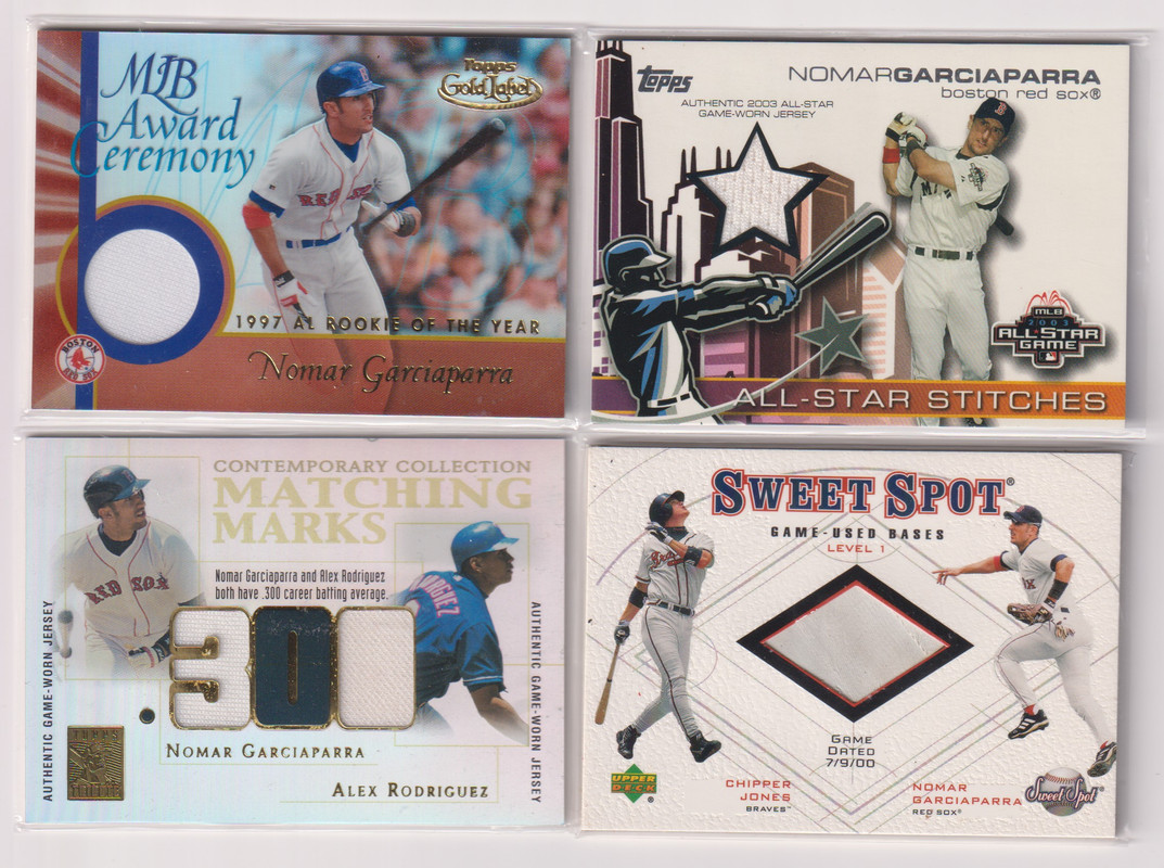 2001 Sweet Spot Game Base Duos #B1JG Chipper JonesNomar Garciapa