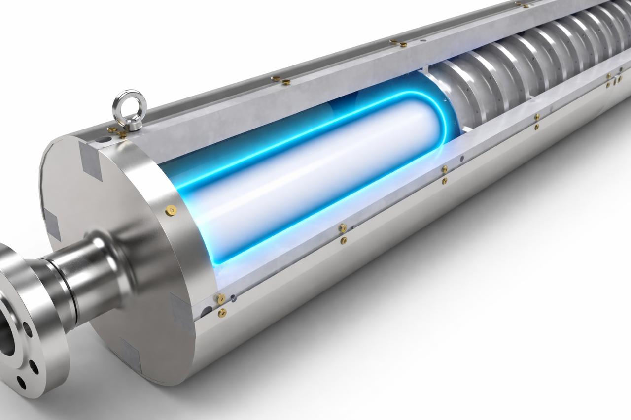 Full bore polymer flow path for non intrusive multiphase sensing