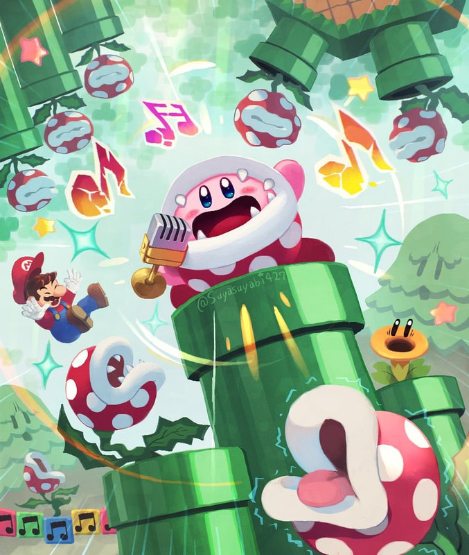 kirby-mario-piranha-plant-and-talking-fl