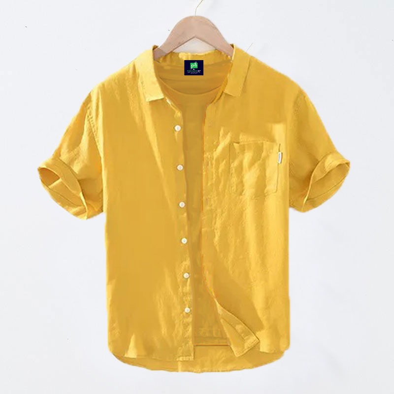 অর্ধ হাতা তুলা শার্ট