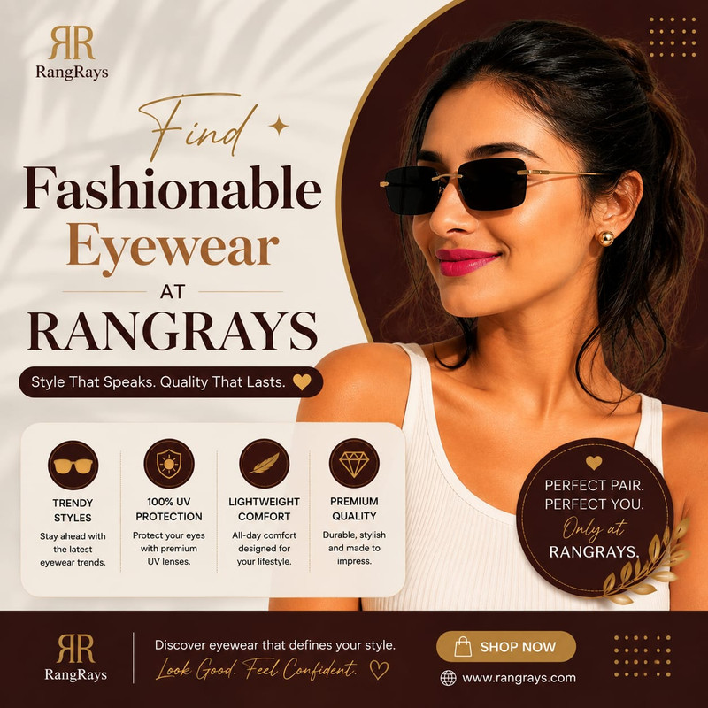 Find Fashionable Eyewear at Rangrays