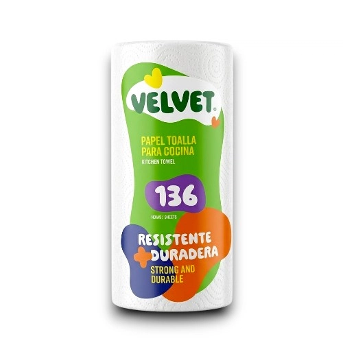 Velvet Papel Toalla 136 Hojas
