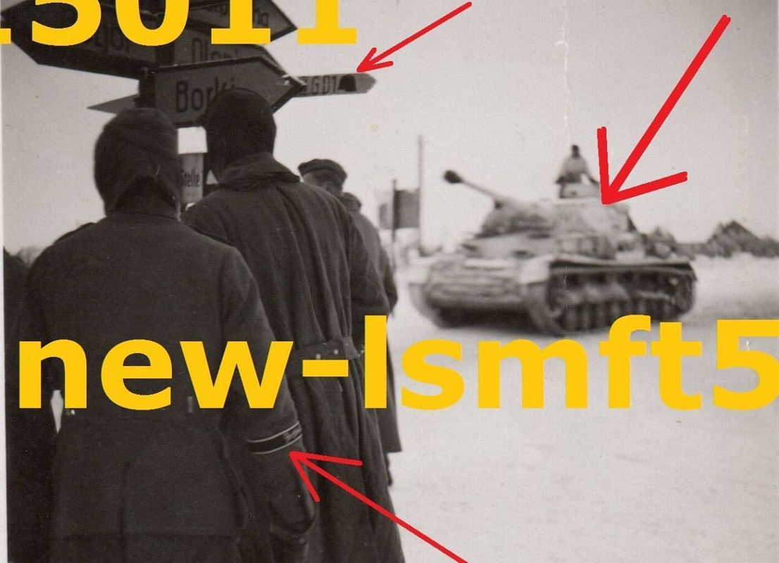 PANZER VI tank Wegweiser Ärmelband Vormarsch GD 