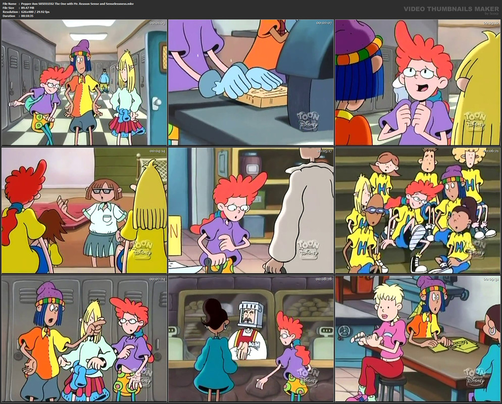 Pepper Ann S05E01E02 The One with Mr. Reason Sense and Senselessness.mkv