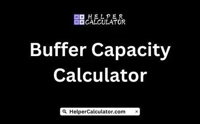 Buffer Capacity Calculator