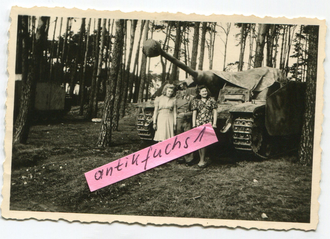 Panzer-Sturmgeschütz von Karl Buckel mit Saukopf