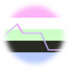 blurred circle with the pronounfluid flag