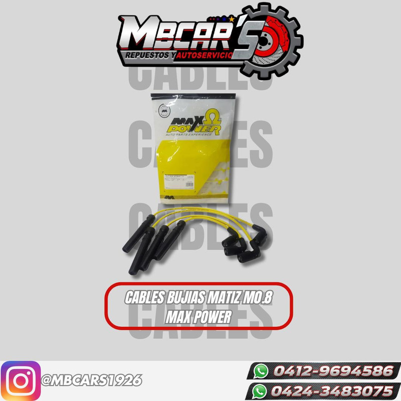 CABLES BUJIA MATIZ 0.8 