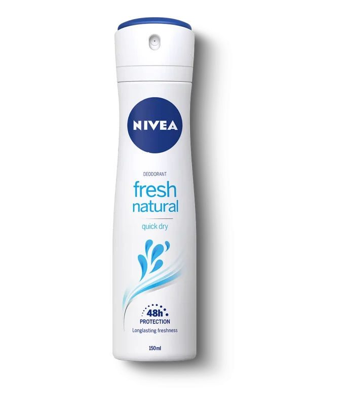 NIVEA Fresh Natural Deodorant Spray 48h Protection