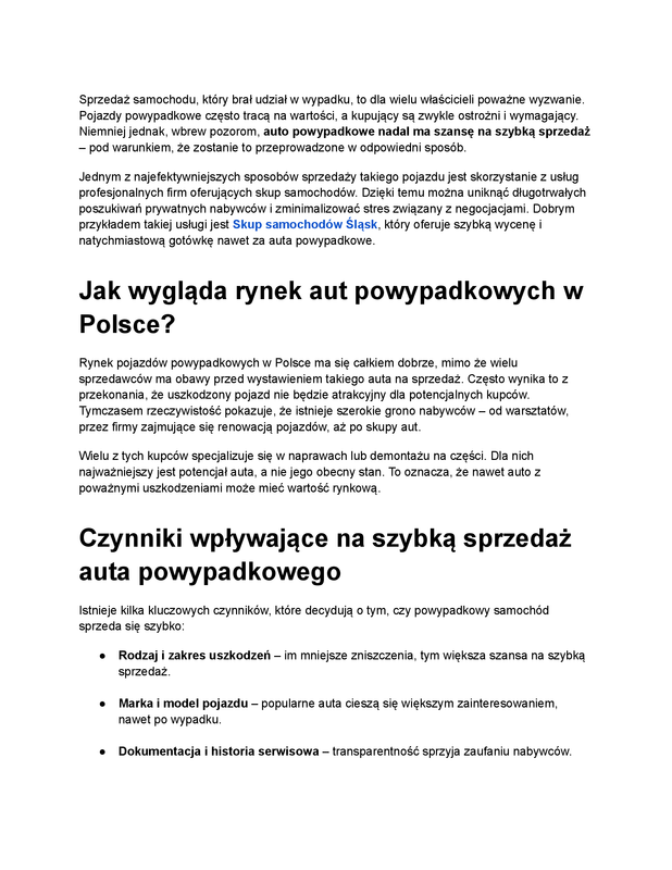 Czy auto powypadkowe ma szansę na szybką sprzedaż_