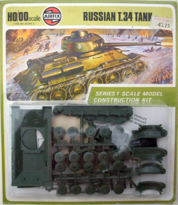 Airfix 76 Russian T.34 Tank