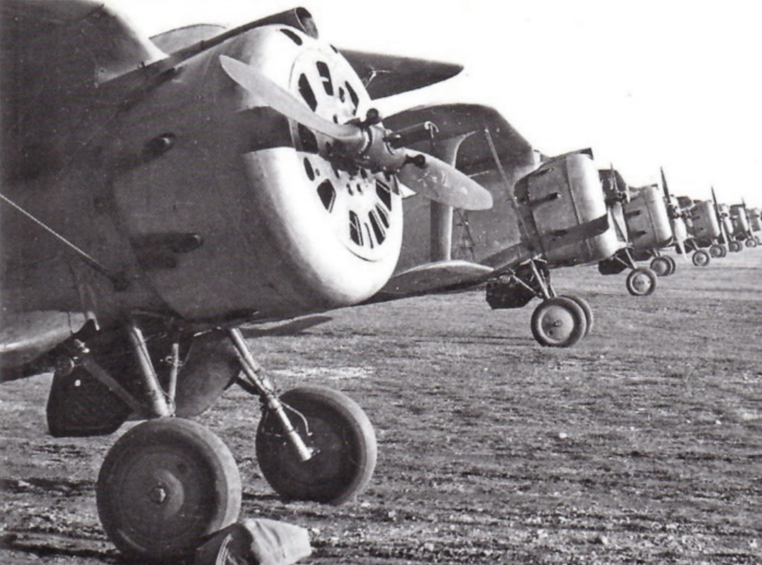 Ilmavoimat-Polikarpov-I-153-bought-from-Germany-n-ferried-from-Vienna-Austria-to-Finland-7th-Dec-194