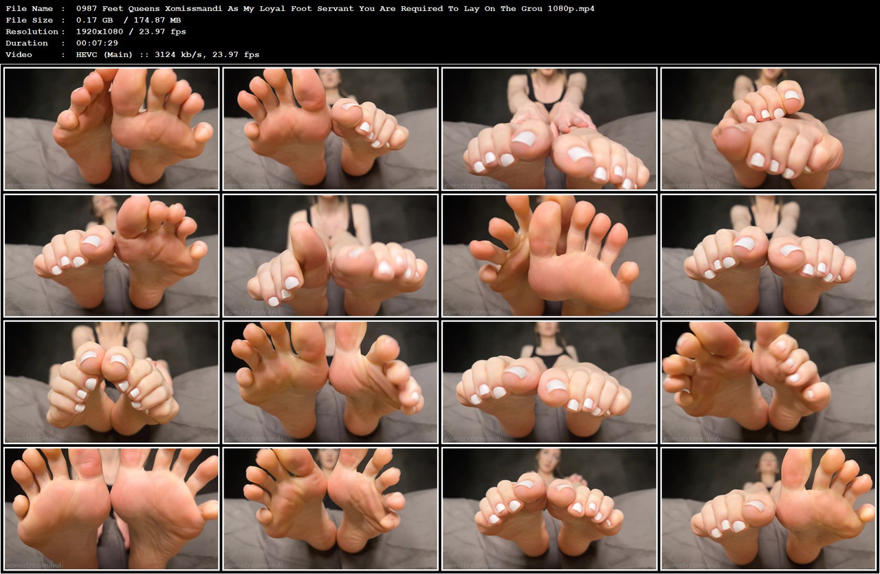 0987 Feet Queens Xomissmandi As My Loyal Foot Servant You Are Required To Lay On The Grou 1080p mp4