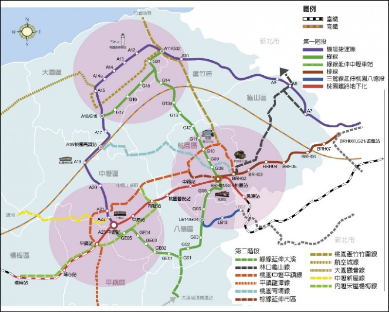 [分享] 龜山林口地區捷運路網發想