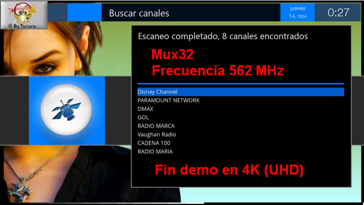 En Madrid arrancaron los cambios de TDT para el 2DD del Mux32/Frecuencia  562MHz, ya con canales. | Blackhole Community