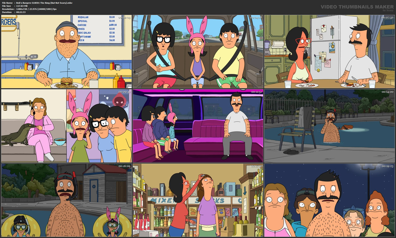 Bob's Burgers S10E01 The Ring (But Not Scary).mkv