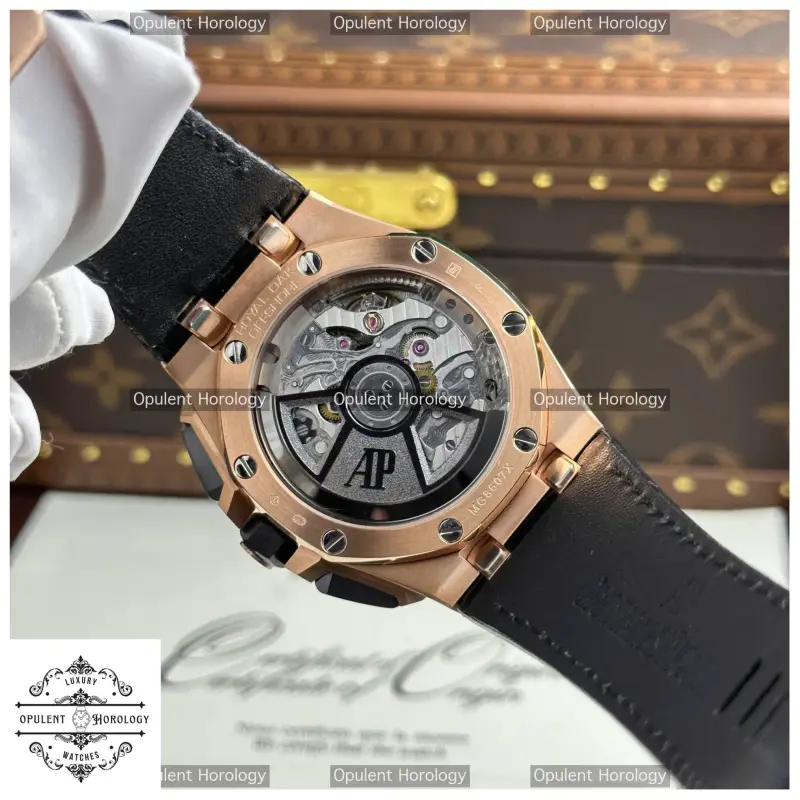 AP Royal Oak Offshore Chronograph Replica | 43mm Titanium Blue Dial Calibre 4401